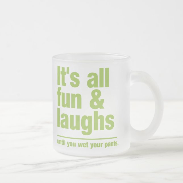 Givré FUN & LAUGHS tasse - choisir style & couleur (Droit)