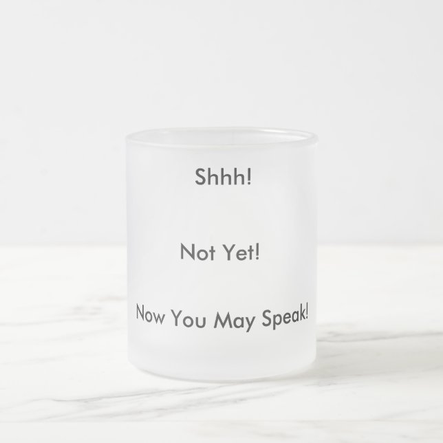 Givré Grande tasse de café givrée (Centre)