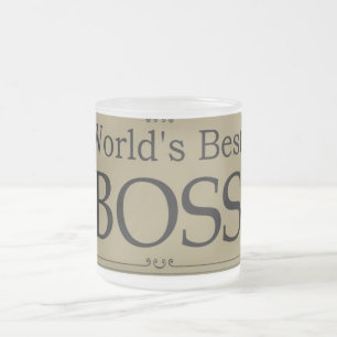 Givré la meilleure tasse de patron