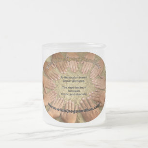 Givré La tasse givrée par bac à sable de Winnipeg