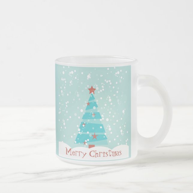 Givré "Laissez-le neiger" tasse de café de Joyeux Noël (Droit)