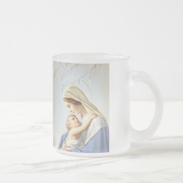 Givré Madonna et tasse de tasse d'enfant (Droit)