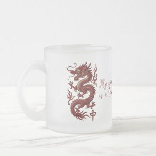 Givré “Mon animal spirituel est un dragon Crak” Tasse de