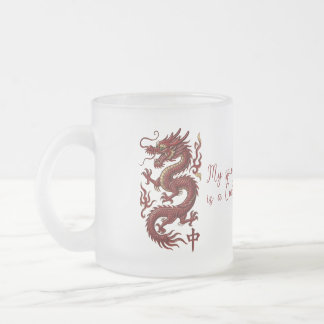 Givré “Mon animal spirituel est un dragon Crak” Tasse de