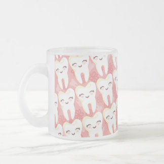 Givré Motif mignon de dents de bande dessinée - tasse