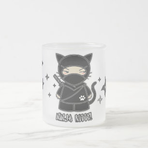 Givré Ninja Kitty ! Avec la tasse de Shurikens