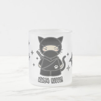 Givré Ninja Kitty ! Avec la tasse de Shurikens