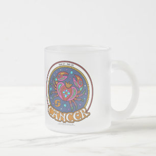Givré NP Cancer 10oz Tasse de verre dépoli
