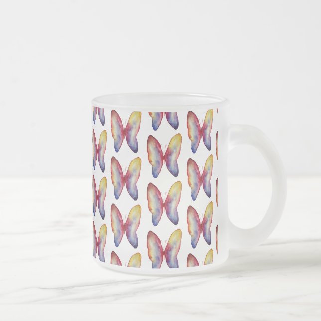 Givré papillons tasse de café (Droit)