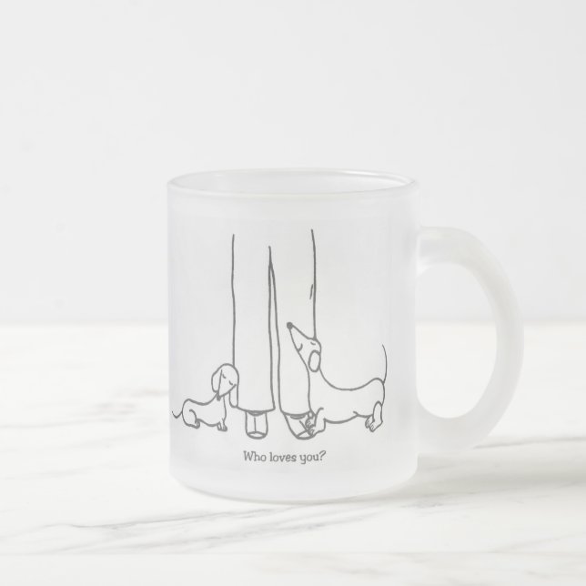 Givré Qui vous aime ?  Tasse givrée (Droit)
