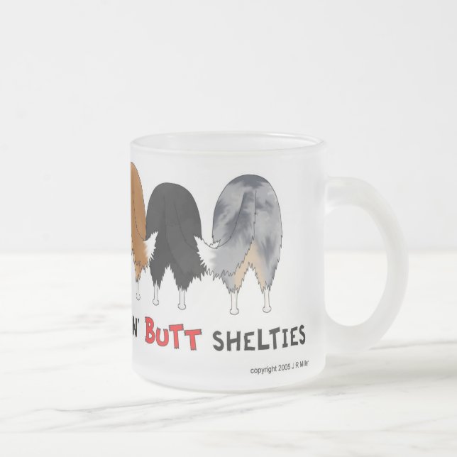 Givré Rien n'aboutent la tasse de Shelties (Droit)