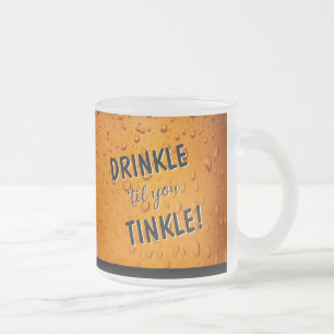 Givré Rires ! Humour de boisson bière tasse glacée
