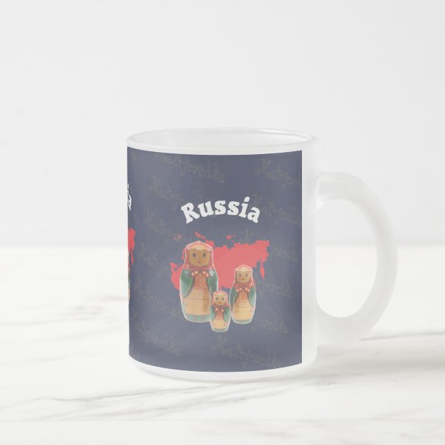 Givré Russie - Russie Babuschka - Matrjoschka Tasse (Droit)