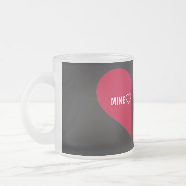 Givré Tasse à café Amour Minimaliste (Gauche)