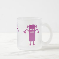 Tasse à café avec clip art d'Halloween Frankenstei