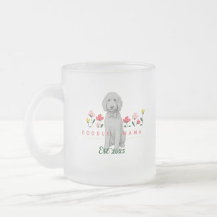 Givré Tasse à doodle esquissé avec des fleurs - Personna