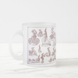 Givré Tasse antique de lapin de Pâques de catalogue de