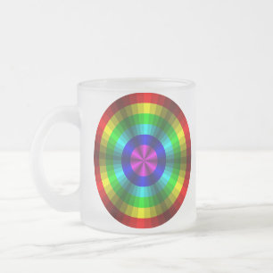 Givré Tasse Arc-en-ciel d'illusion optique