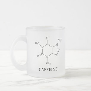 Givré Tasse Beaker Caféine, Molécule de Caféine Chimie