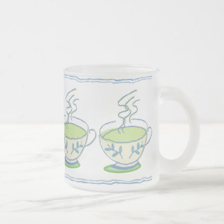 Givré Tasse bleue de service à thé