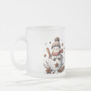 Givré Tasse Bonhomme de Neige de Noël, Fête du Chocolat