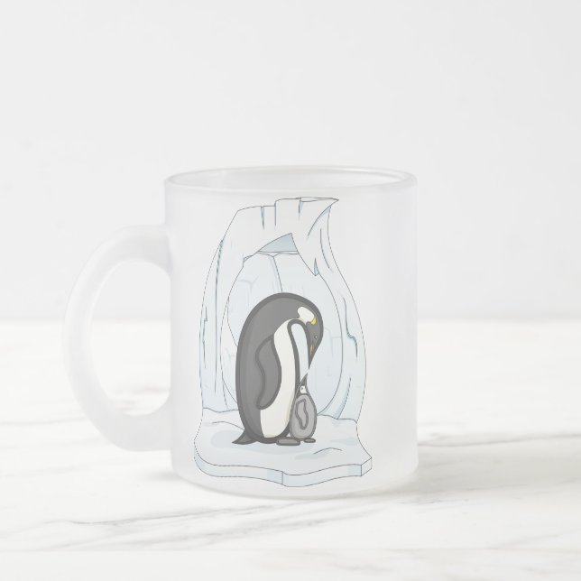 Givré Tasse Davin et Annie les manchots (Gauche)