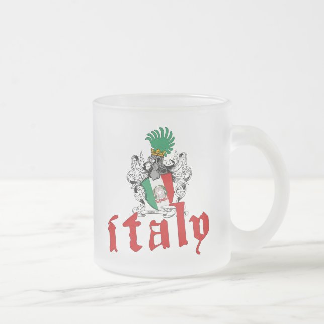 Givré Tasse de bouclier de l'Italie (Droit)