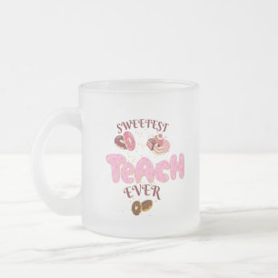 Givré Tasse de café avec beignets mignons "Prof le plus