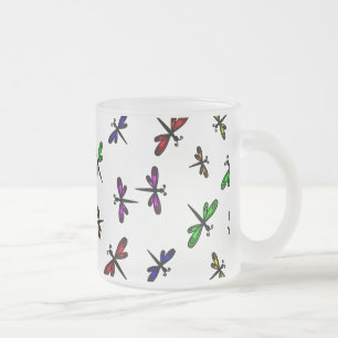 Givré Tasse de café de libellules de danse