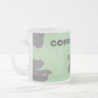 Givré tasse de café et tasse