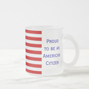 Givré Tasse de café givrée par drapeau américain de