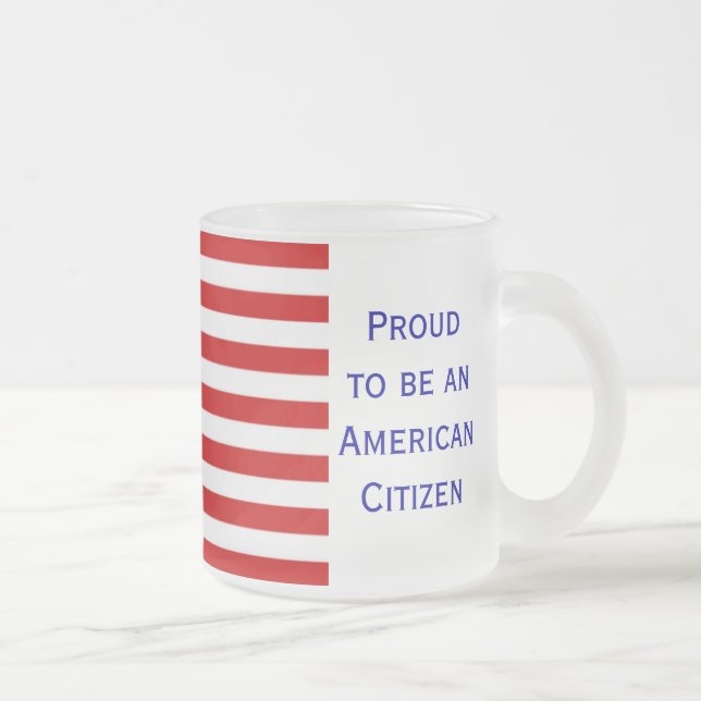 Givré Tasse de café givrée par drapeau américain de (Droit)