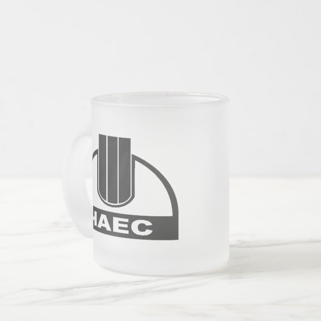 Givré Tasse de logo de ChNPP/ЧАЭС (centrale nucléaire de (Devant gauche)