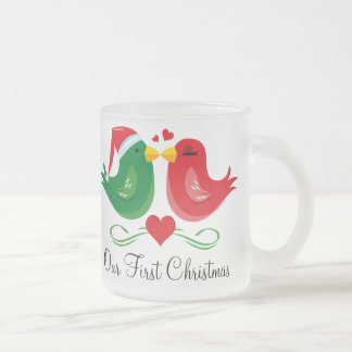 Givré Tasse de Noël de perruches de Noël ?ère