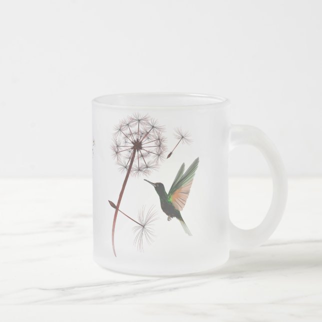 Givré Tasse de pissenlit et de colibri (Droit)