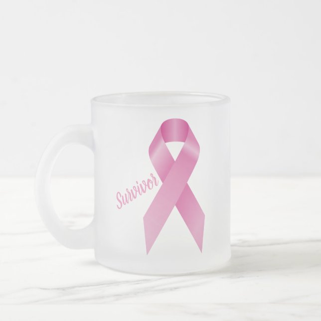 Givré Tasse de survivant de cancer du sein (Gauche)