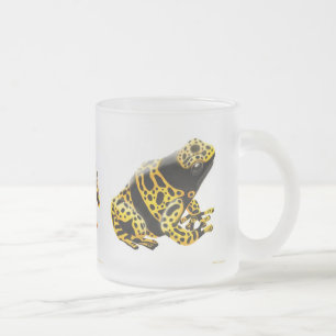 Givré Tasse de trois de poison grenouilles de dard