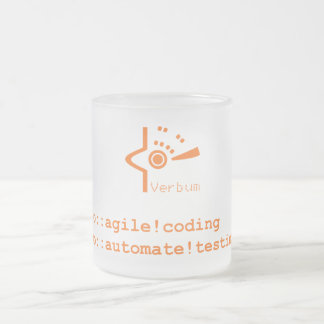Givré Tasse de Verbum Froted (logo orange)