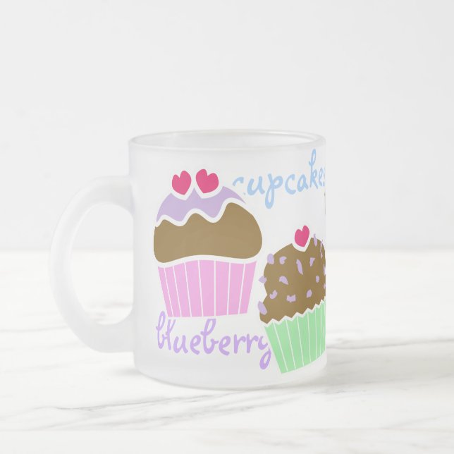 Givré Tasse délicieuse de petits gâteaux (Gauche)