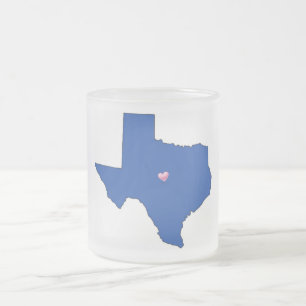 Givré Tasse d'État/Texas-La maison est là où est le cœur