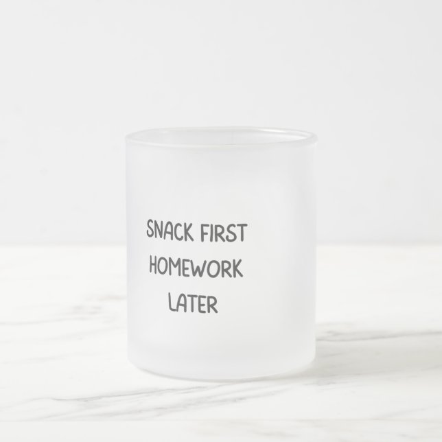 Givré Tasse Drôle pour Enfants Collation d'Abord Devoirs (Centre)