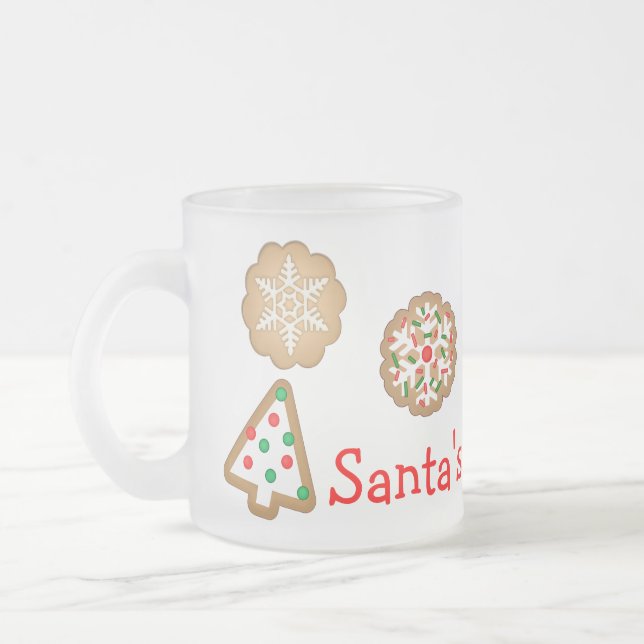 Givré Tasse faite sur commande de lait de Noël pour Père (Gauche)