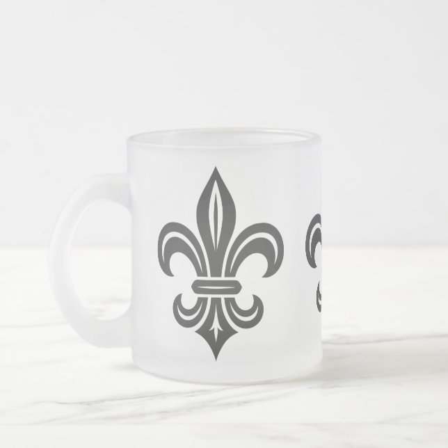 Givré Tasse "Fleur-de-lis stylisée" (Gauche)