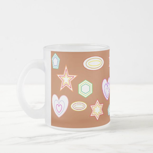 Givré Tasse Formes Marron (Gauche)