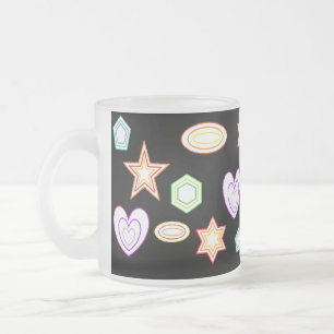 Givré Tasse Formes noires