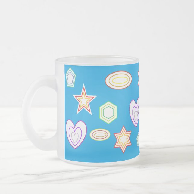 Givré Tasse Formes sarcelle (Gauche)