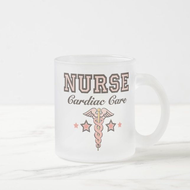 Givré Tasse givrée par caducée cardiaque d'infirmière de (Droit)