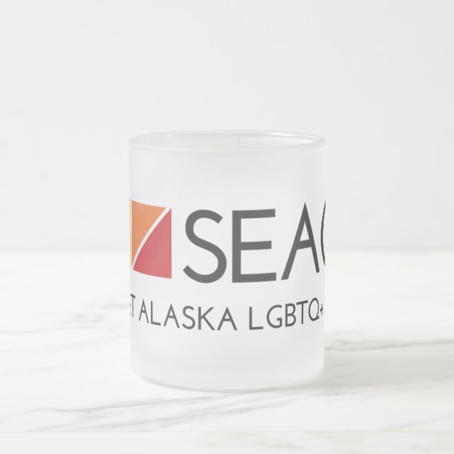 Givré Tasse givrée par logo de SEAGLA (Centre)