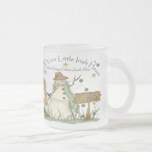 Givré Tasse irlandaise de Noël de bonhomme de neige