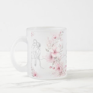 Givré Tasse 'Je t'aime toujours' pour couple floral avec